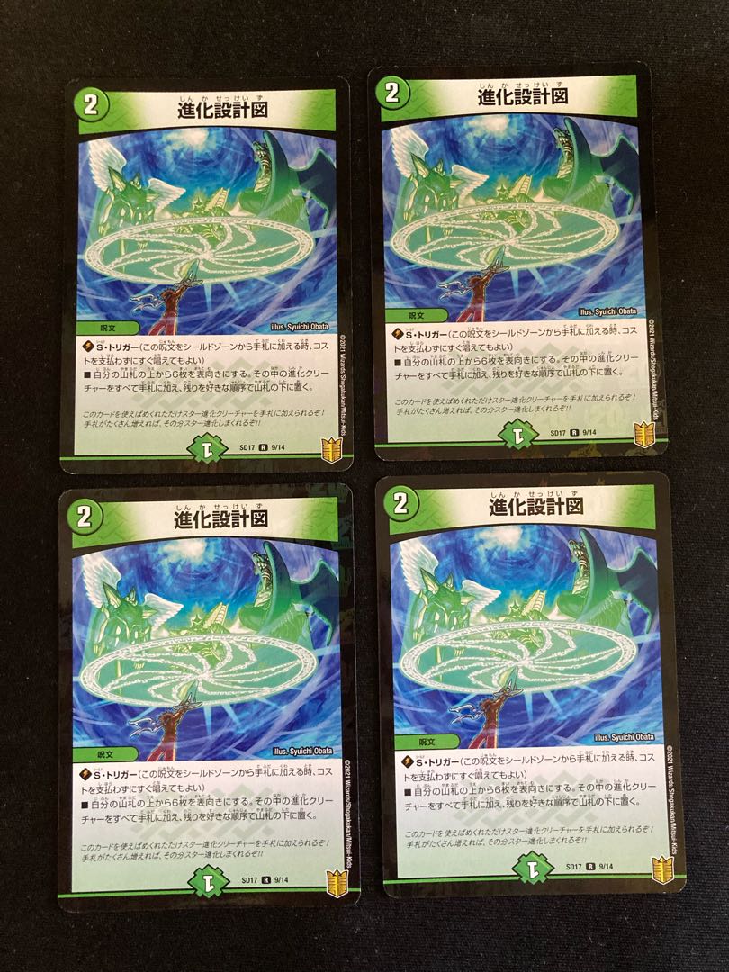 Evolutionary blueprint R-foil 9/14 4 pieces