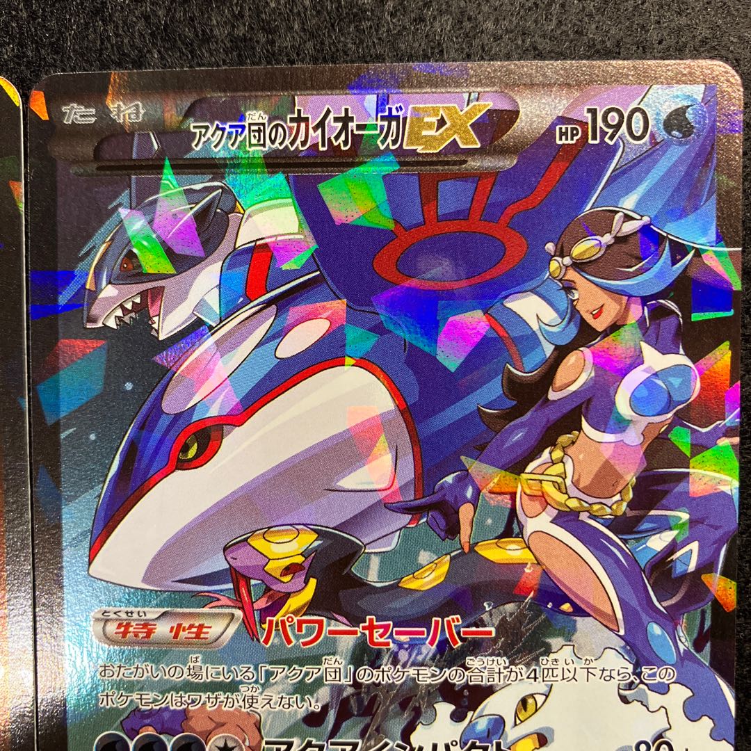 KyogreEX of the Aqua group GroudonEX of the Magma group