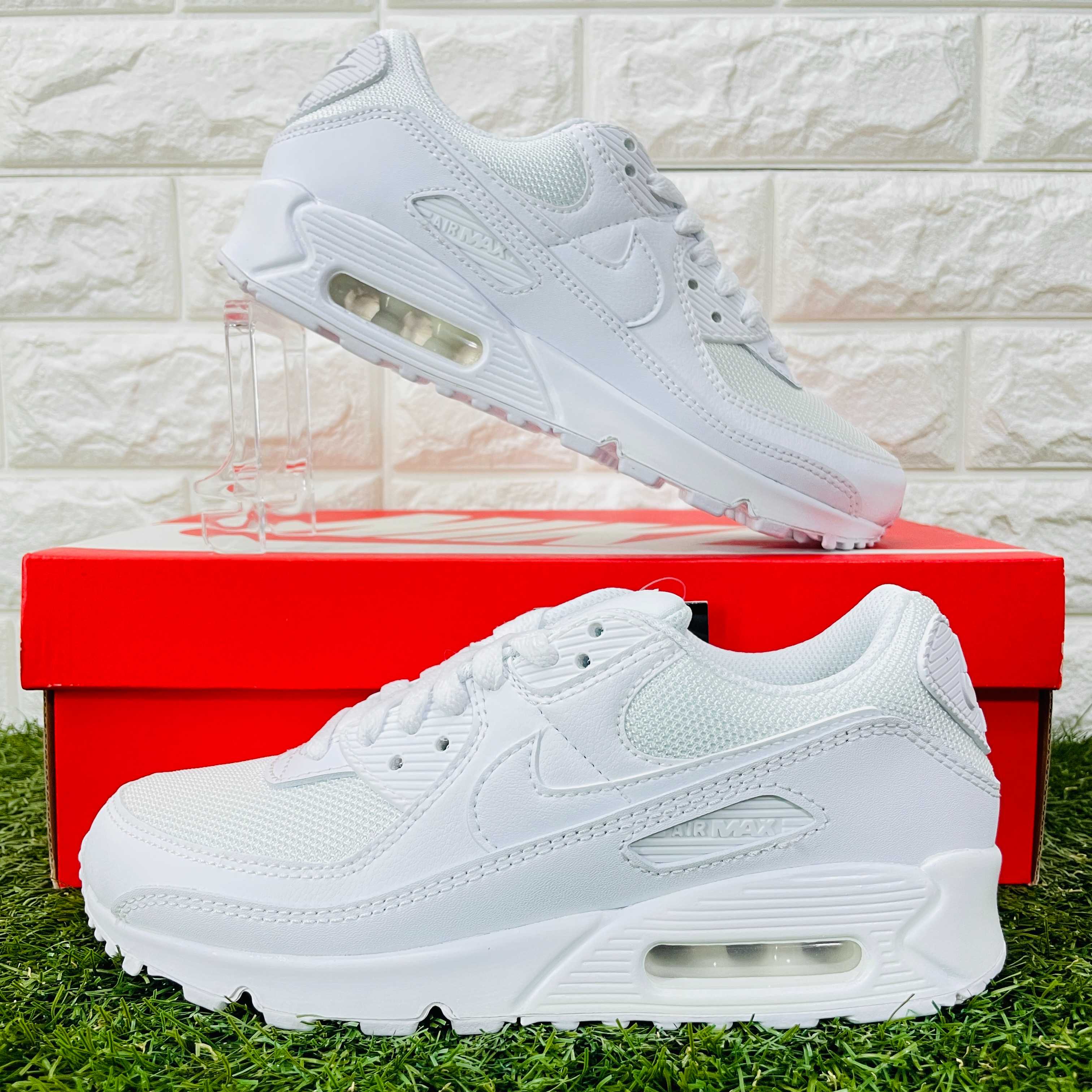 Nike Women's Air Max 90 NIKE WMNS AIR MAX 90 Sneakers White Ho Wight AM90 25.5cm Shipping Included CQ2560-100 25.5cm