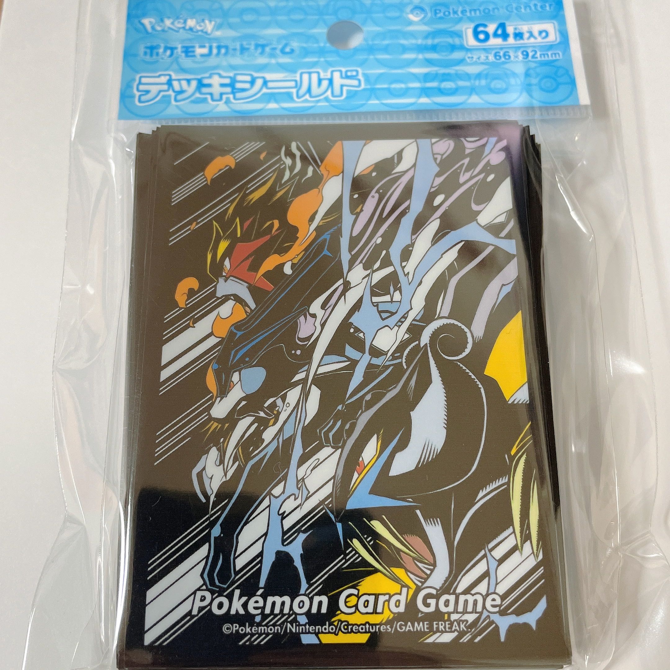 新品未開封】ポケカ デッキシールド エンテイ＆ライコウ