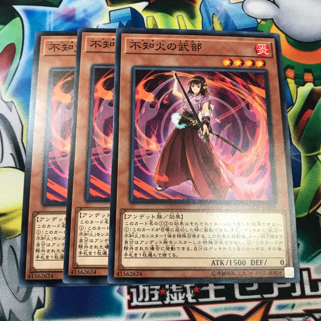 不知火の武士 3枚