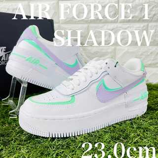 ナイキ ウィメンズ エア フォース 1 シャドウ NIKE WMNS AIR FORCE 1 AF1 白 ホワイト 23.0cm 送料込み CU8591-103 23cm