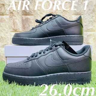 ナイキ エアフォース1 '07 NIKE AIR FORCE 1 AF1 メンズ スニーカー 黒 オールブラック 26.0cm 送料込み CW2288-001 26cm