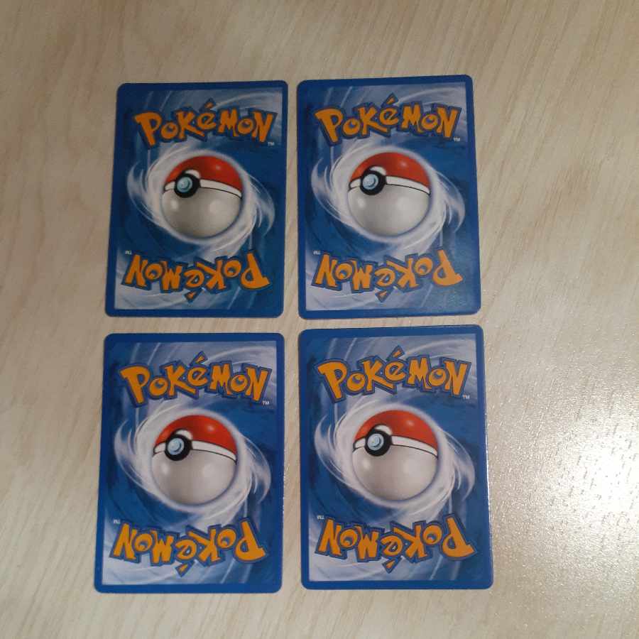 U.S. version Pokéka, Dr. Burnett, set of four