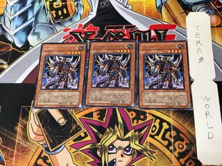 Evil HERO Infernal Gainer GLAS 5 Rare Set of 3 Tera