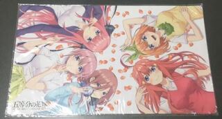 五等分の花嫁 キービジュアル 制服 公式プレイマット