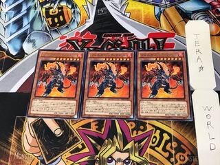 Volcanic Doomfire DE01 3 Rare Set of 3 Tera.