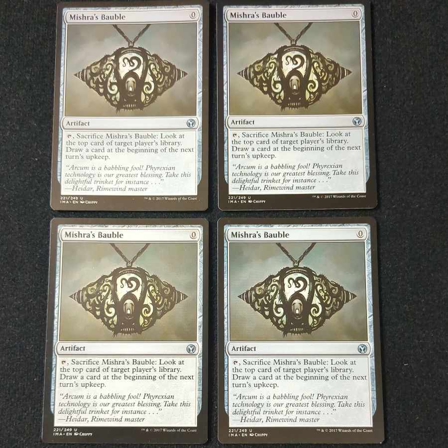 mtg ミシュラのガラクタ　foil 4枚セット mtg ミシュラのガラクタ foil 4枚セット 【公式通販】