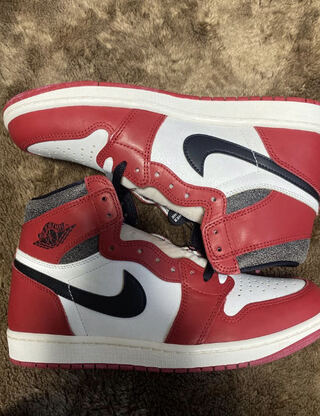 Nike Air Jordan 1 High OG "Disappear&Found/Chicago" Varsity Red/Black/Sail/Muslin DZ5485-612 28.5cm