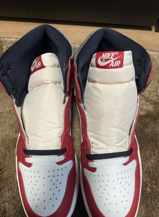 Nike Air Jordan 1 High OG "Disappear&Found/Chicago" Varsity Red/Black/Sail/Muslin DZ5485-612 28.5cm