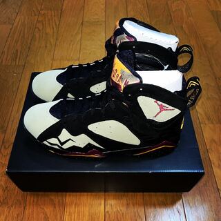 ナイキ エアジョーダン7 レトロ "オリーブ" ブラック/チェリーウッドレッド/ニュートラルオリーブ DN9782-001 28.5cm