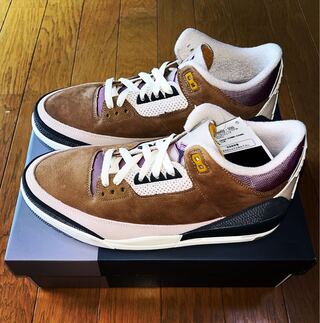 ナイキ エアジョーダン3 レトロ ウィンタライズド "アルケオブラウン" ダークスモークグレー-フォッシルストーン-ライトボルドー-セメントグレー DR8869-200 29cm