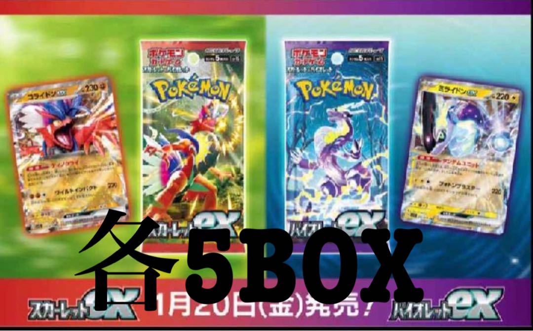 スカーレットex 5BOX バイオレットex 5BOX - www.sorbillomenu.com