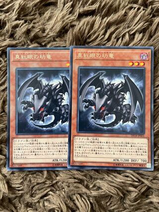 真紅眼の幼竜 レア JP001 2枚