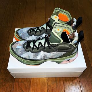 アンディフィーテッド × ナイキ エアジョーダン37 "オリーブ"オイルグリーン/ブラックオレンジ DV6255-300 29cm