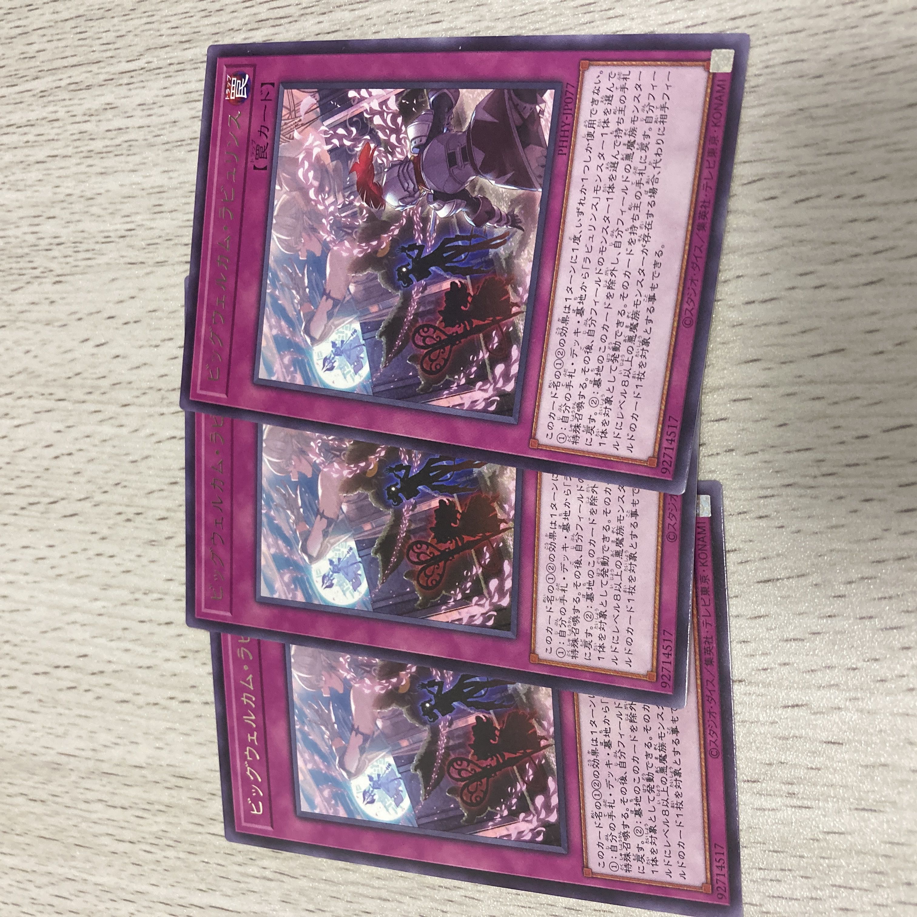 男女兼用 カジュアルウェア ウェルカムラビュリンス 3枚セット 遊戯王