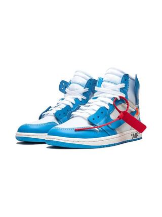 Nike X Off-White Air Jordan 1 Retro High UNC スニーカー 25cm