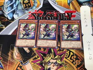 Toon Dark Magician TDIL 4 Rare Set of 3 Tera.