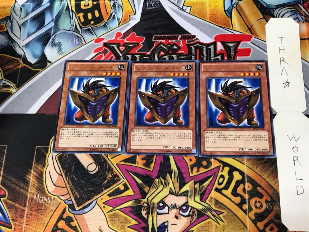 Big Shield Gardna BE01 5 rare, set of 3 Tera.