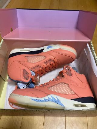 DJ キャレド × ナイキ エアジョーダン5 "クリムゾンブリス" クリムゾンブリス/レーチェブルー/セイル DV4982-641 27cm