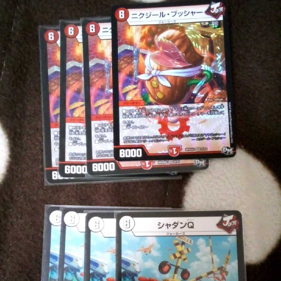 ニクジール・ブッシャー4枚 シャダンQ4枚