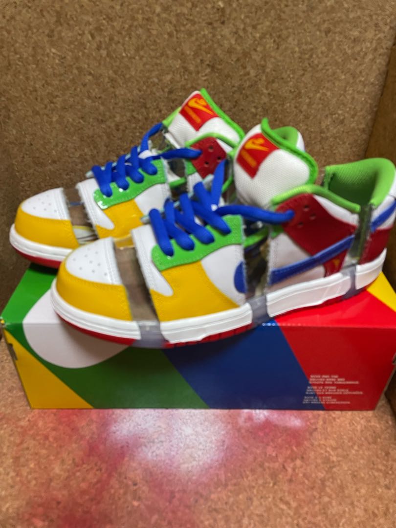 eBay x Nike SB Dunk Low "Sandy" Ho Wight/Hyper Royal/Meen Green FD8777-100 27cm