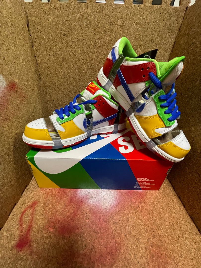 eBay x Nike SB Dunk Low "Sandy" Ho Wight/Hyper Royal/Meen Green FD8777-100 27cm