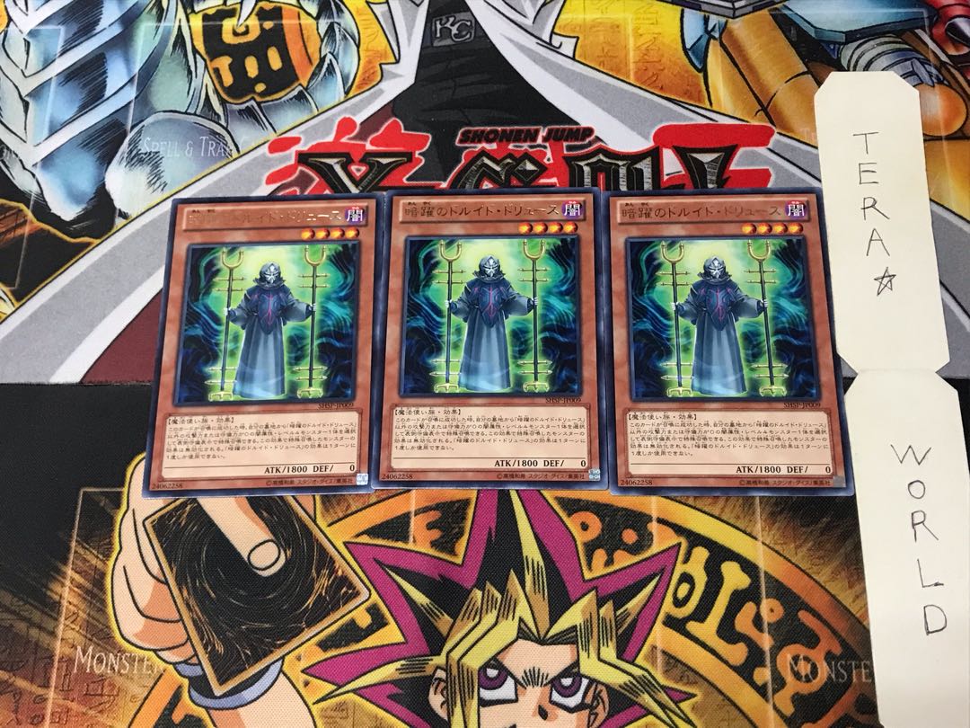 Secret Sect Druid Dru SHSP 1 rare, set of 3 Tera.