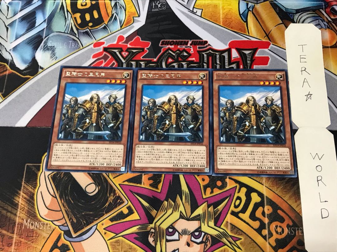 Three Brothers of the Holy Knight EP14 4 Rare Set of 3 Terra 3枚