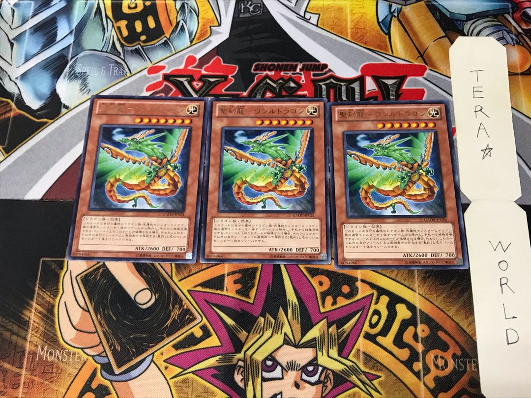 Holy Engraving Dragon - Usil Dragon GAOV 4 Rare Set of 3 Tera.