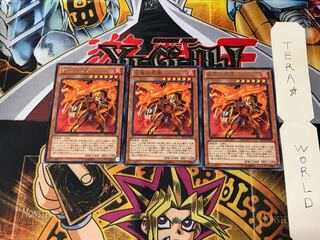 Red Dragon Ninja EP13 4 Rare Set of 3 Tera.