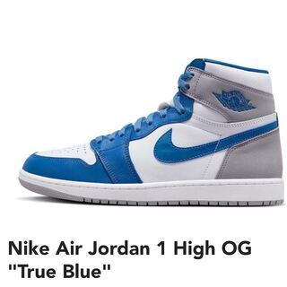 Nike Air Jordan 1 High OG "True Blue" ナイキ エアジョーダン1 ハイ OG "トゥルーブルー" 26cm 26cm