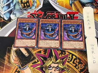 毒蛇神ヴェノミナーガ DE02 3 レア 3枚セット てら