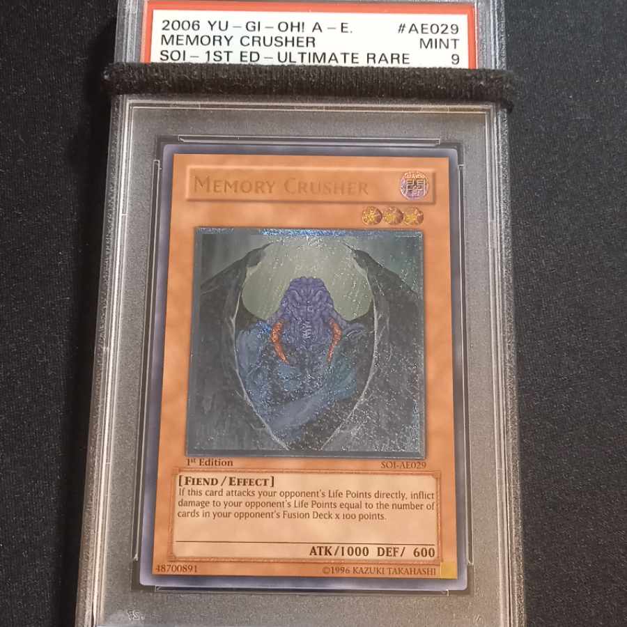 PSA9 Old Asia Relief Memory Crusher Yu-Gi-Oh!