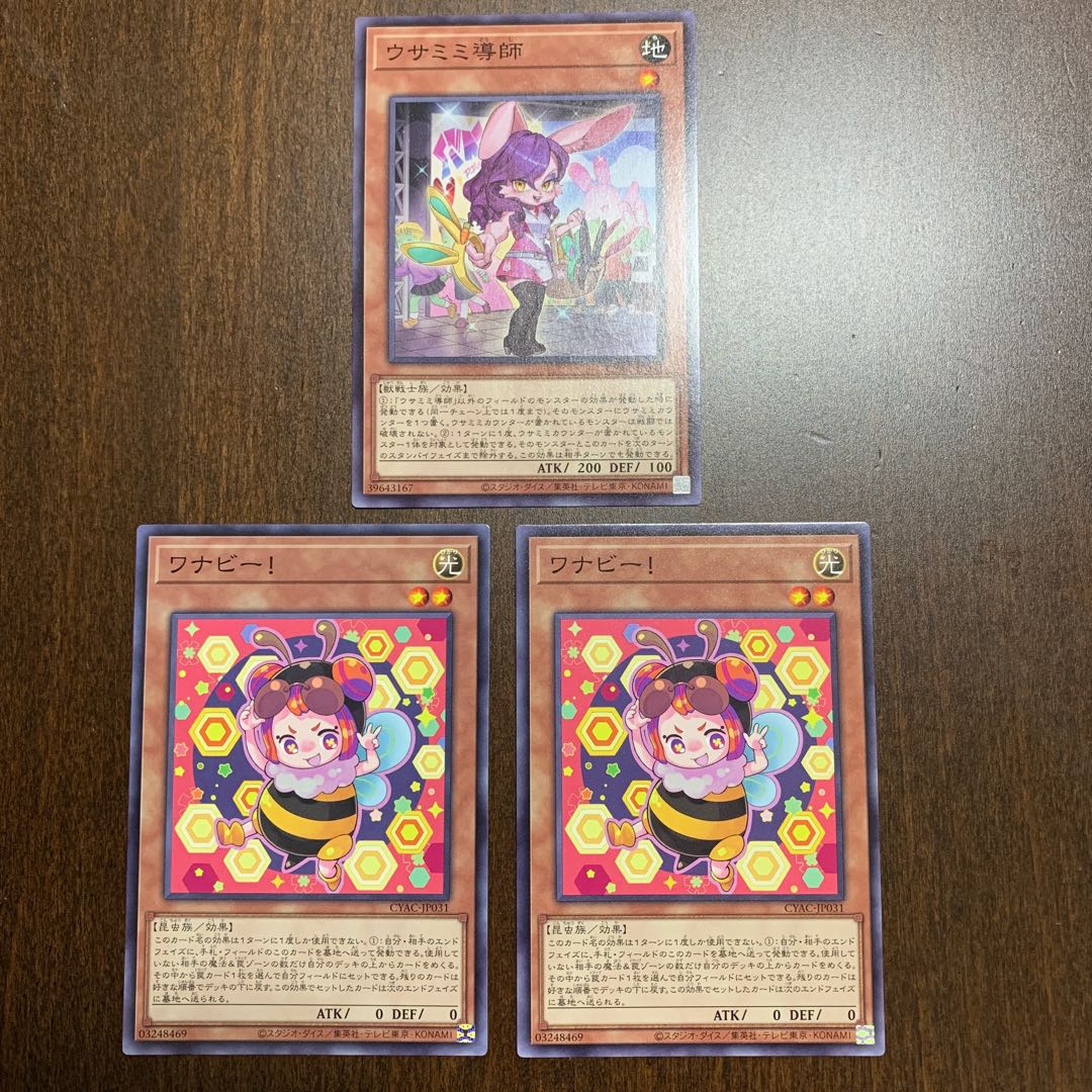 Wannabee! Normal Rare JP031 + Usami Leader, set of 3