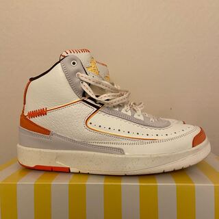 メゾン シャトー ルージュ × ナイキ エアジョーダン 2 レトロ Sp セイル/シトロン プルースオレンジ DO5254-180 25.5cm