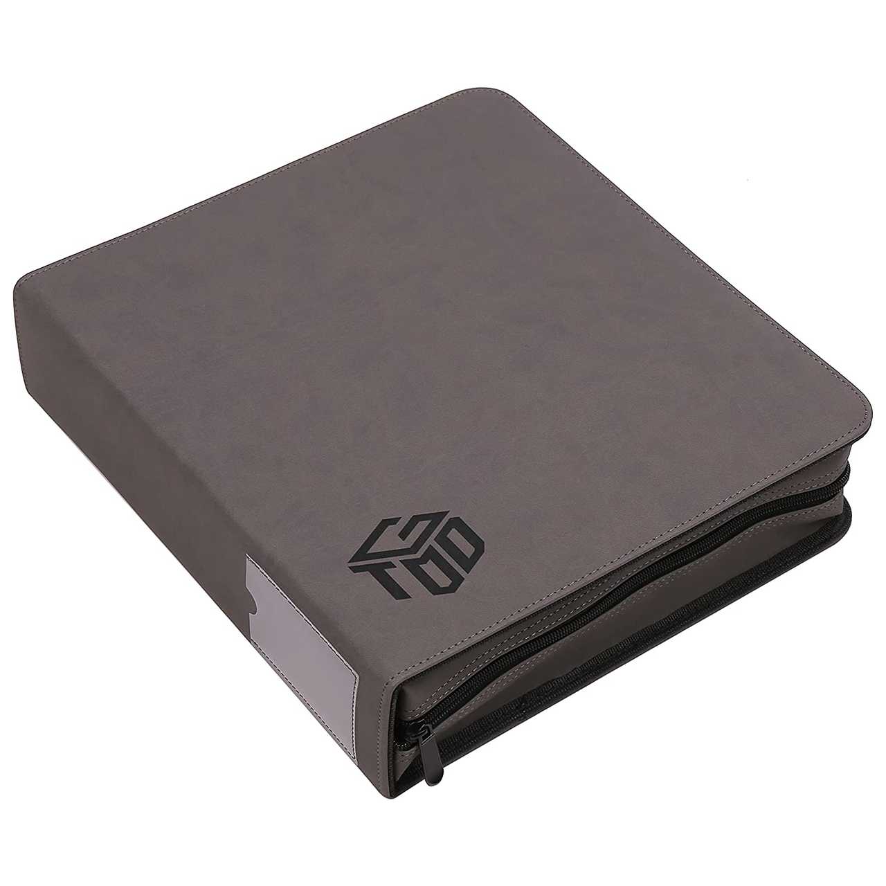 God of Toys] Exhibition File for magnetic loader, card file for 1P4 cards, can hold 24 cards in total (with zipper, magnetic loader)