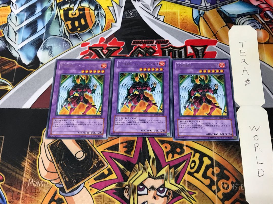 Elemental HERO Phoenix Enforcer DP05 3 Rare Set of 3 Tera