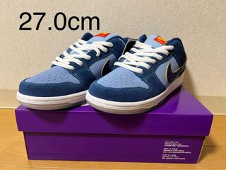 ワイ ソー サッド? × ナイキ SB ダンクロー "コースタルブルー" コースタルブルー/スピードイエロー/ユニバーシティレッド DX5549-400 27cm