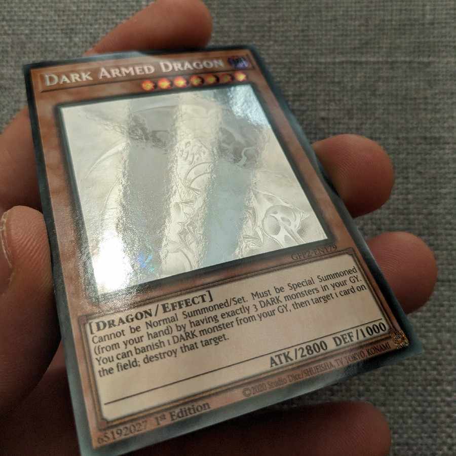 Dark Armed Dragon GHOST RARE Dark Armed Dragon Haunter Rare Beautiful *Beautiful