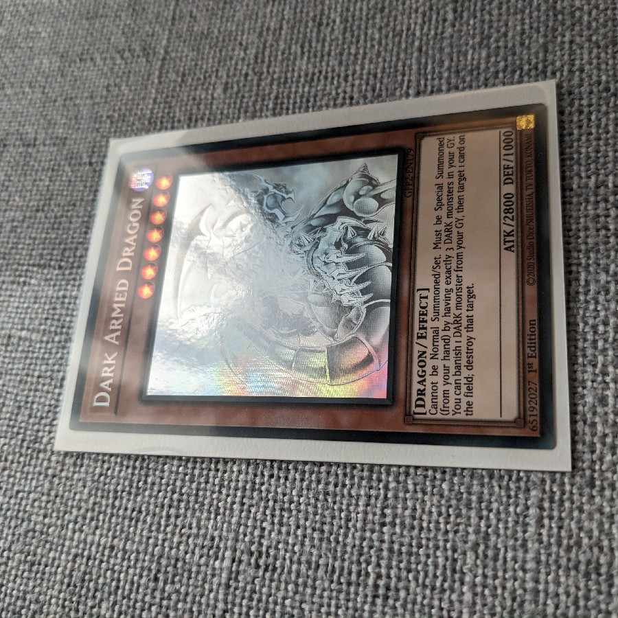 Dark Armed Dragon GHOST RARE Dark Armed Dragon Haunter Rare Beautiful *Beautiful