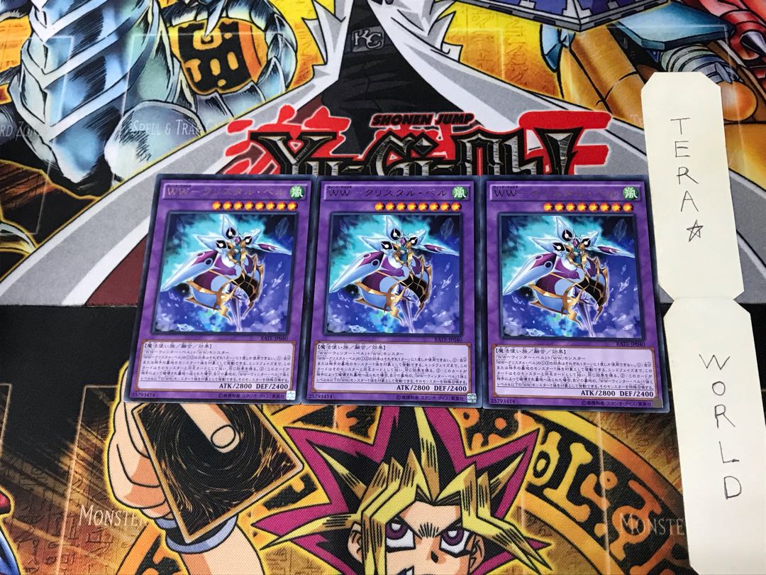 WW-Q Squirrel Tal Bianca RATE 4 Rare Set of 3 Tera