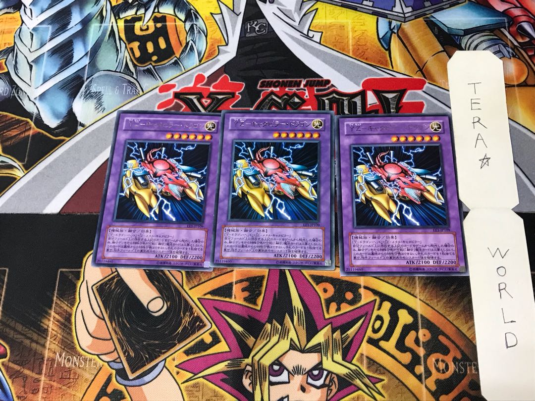 YZ-Caterpillar Dragon EE1 4 rare, set of 3 Tera.