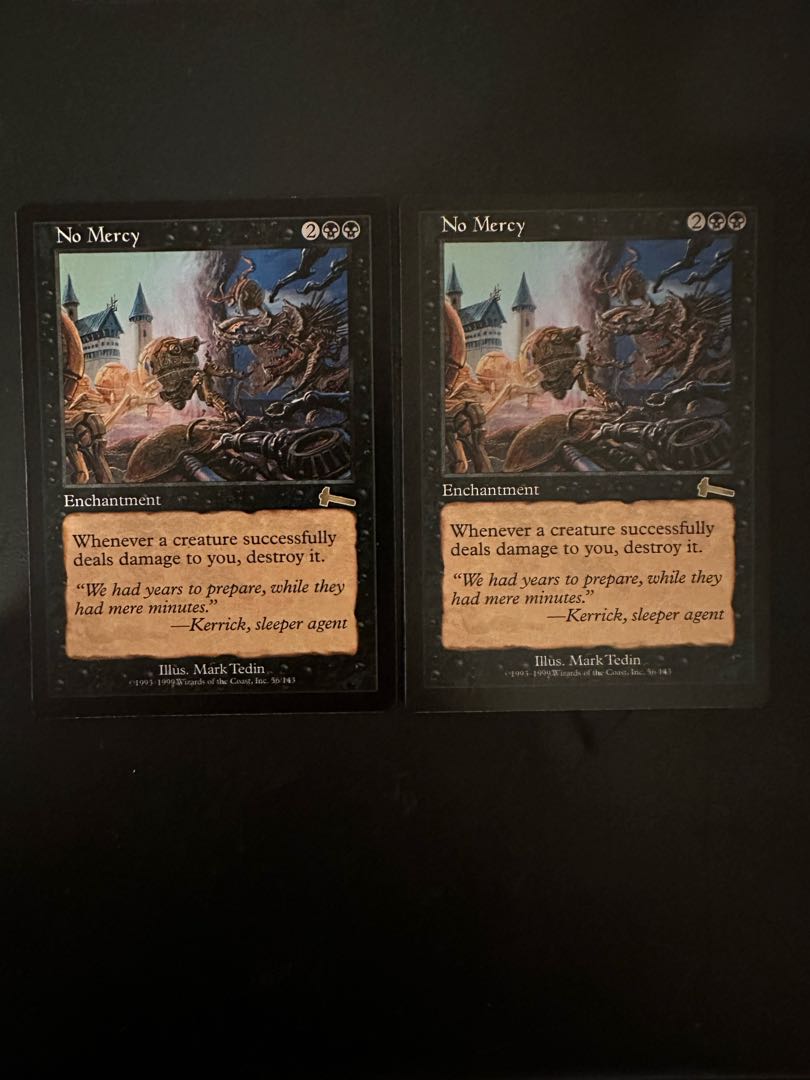 No Mercy Rare, set of 2