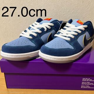 ワイ ソー サッド? × ナイキ SB ダンクロー "コースタルブルー" コースタルブルー/スピードイエロー/ユニバーシティレッド DX5549-400 27cm