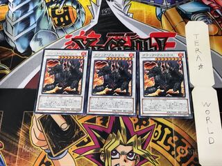 ブラック・ブルドラゴ DE04 1 レア 3枚セット てら