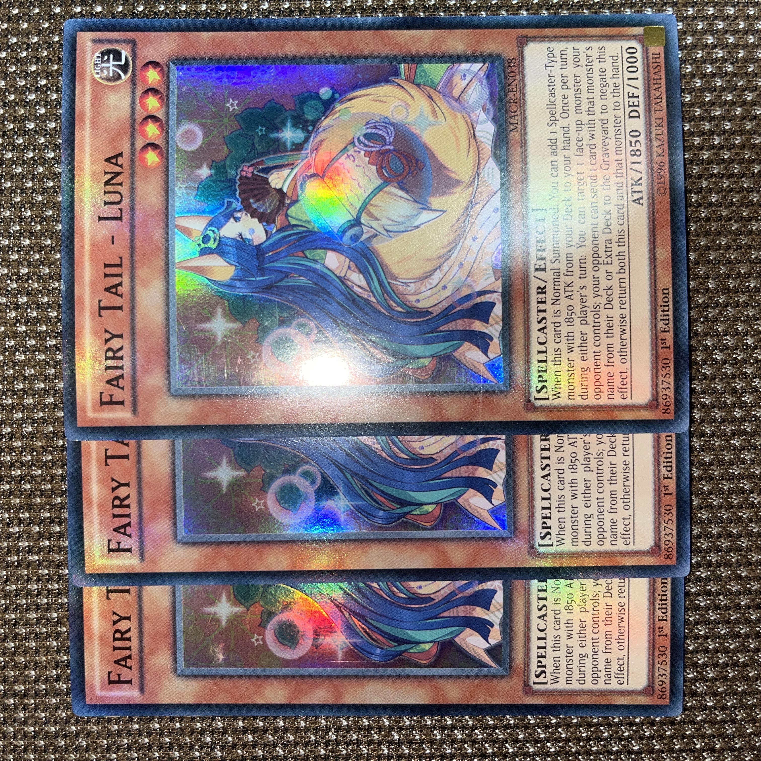 Yu-Gi-Oh Fairy Tail - Luna EU Version (English) Super 1st 3 copies