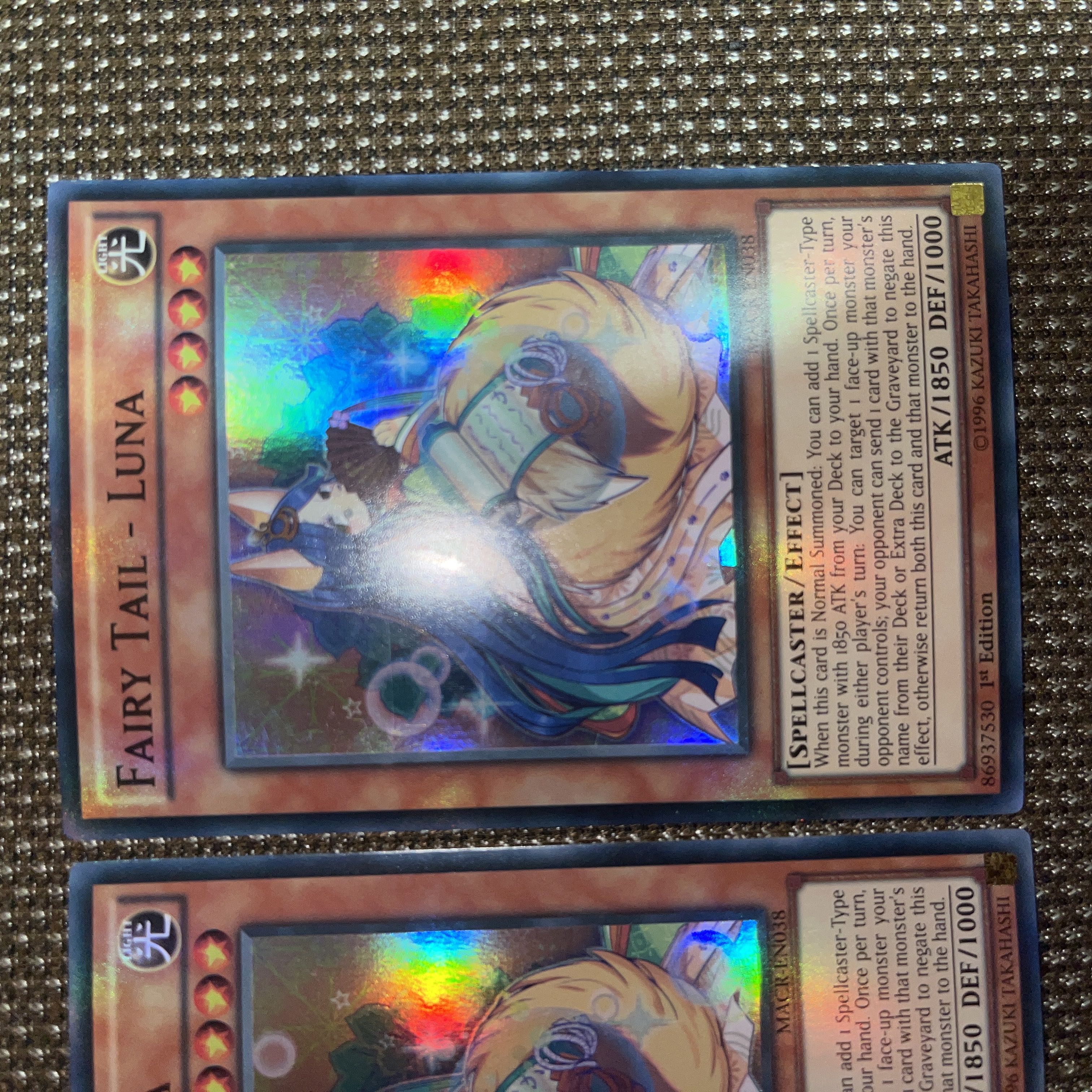 Yu-Gi-Oh Fairy Tail - Luna EU Version (English) Super 1st 3 copies