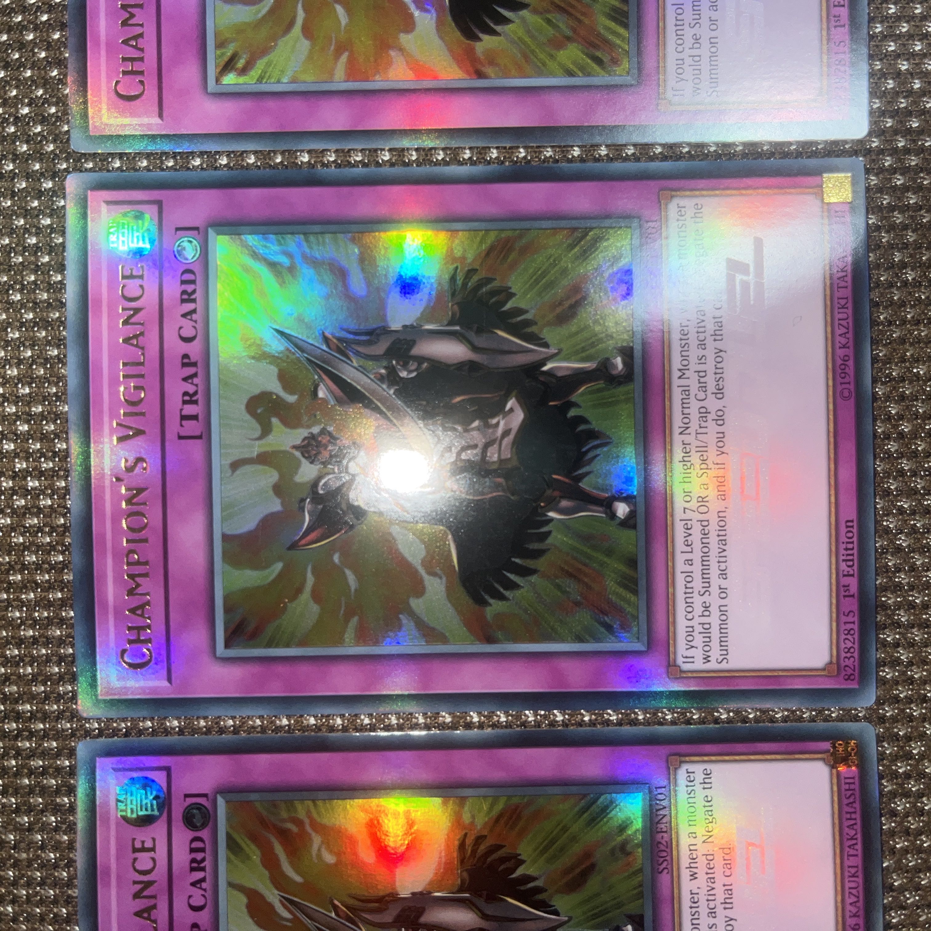 Yu-Gi-Oh Champion's Vigilance EU Version (English) Ultra 1st 3 copies