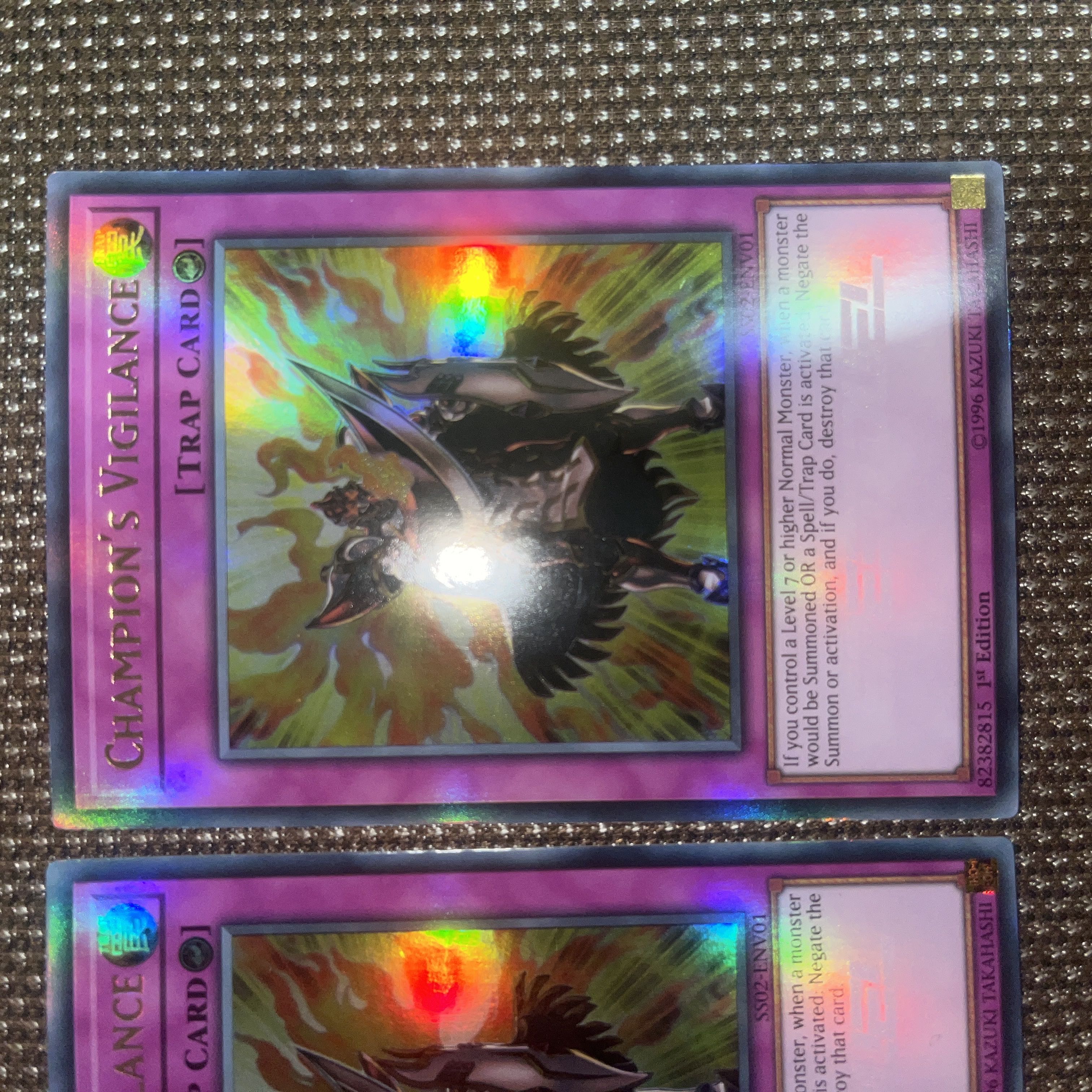 Yu-Gi-Oh Champion's Vigilance EU Version (English) Ultra 1st 3 copies